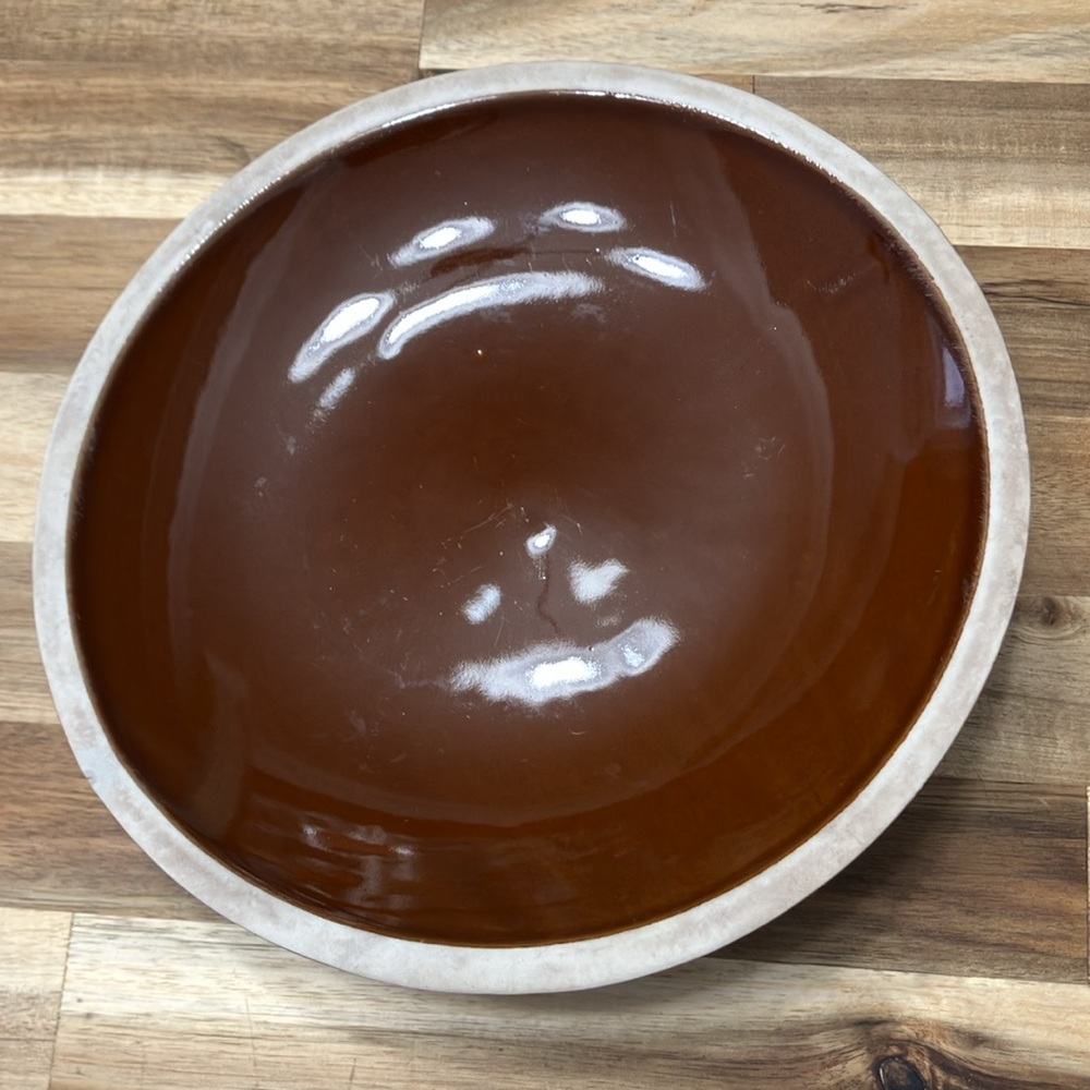 Savinio Stoneware - Green and Brown Casserole Crock with Lid - Picture 10 of 11